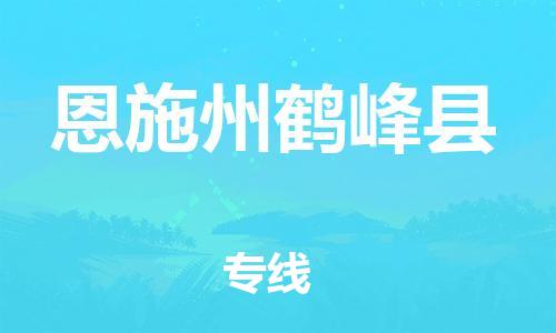 邯鄲到恩施州鶴峰縣物流公司-五金交電運輸專線-「保價運輸」