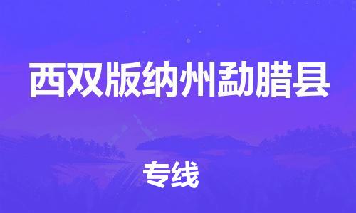 邯鄲到西雙版納州勐臘縣物流公司-大型物件運輸專線-安全配送